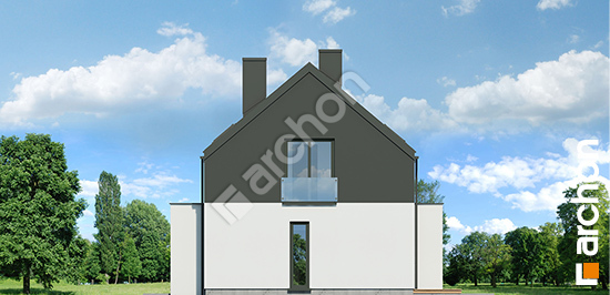 Боковой фасад Дом в золототысячнике 2