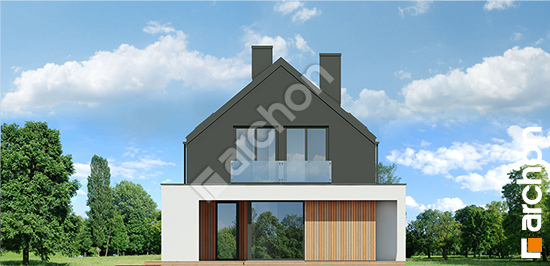 Боковой фасад Дом в золототысячнике 2