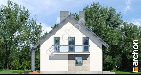 Бочний фасад Будинок в яблонках 14