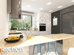 Проект дома ARCHON+ Дом в яблонках 14 визуализация кухни 1 вид 1