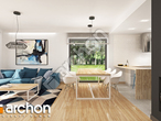 Проект дома ARCHON+ Дом в яблонках 14 дневная зона (визуализация 1 вид 4)