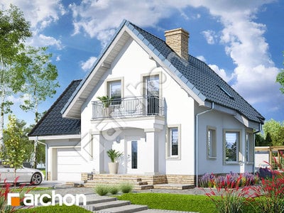 Проект дома ARCHON+ Дом в винограде 2 (П) 