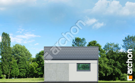 Боковой фасад Г38 Хозяйственное здание