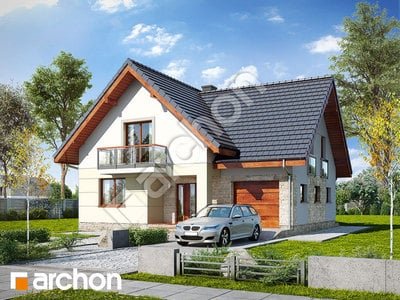 Проєкт будинку ARCHON+ Будинок в малинівці 3 