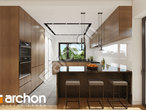 Проект будинку ARCHON+ Будинок в ренклодах 16 (Г2) візуалізація кухні 1 від 2