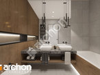 Проект дома ARCHON+ Дом в ренклодах 16 (Г2) визуализация ванной (визуализация 3 вид 1)