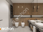 Проект дома ARCHON+ Дом в ренклодах 16 (Г2) визуализация ванной (визуализация 3 вид 2)
