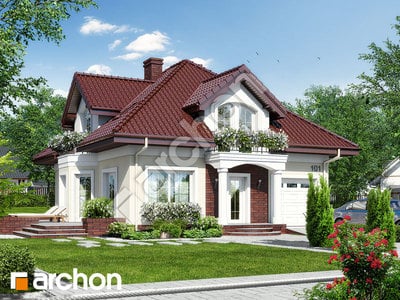 Проєкт будинку ARCHON+ Будинок в тим'яні 7 вер. 2 