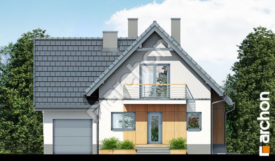 Передний фасад Дом под каштаном 3 (ПН)