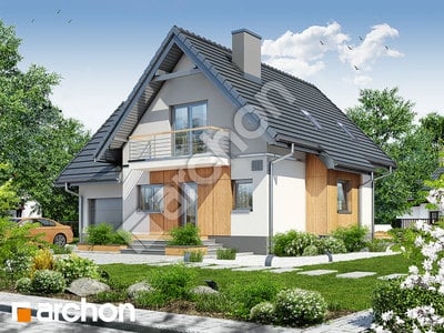 Проєкт будинку ARCHON+ Будинок під каштаном 3 (ПН) 