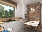 Проект будинку ARCHON+ Будинок мініатюрка (Н) вер.2 візуалізація кухні 1 від 2