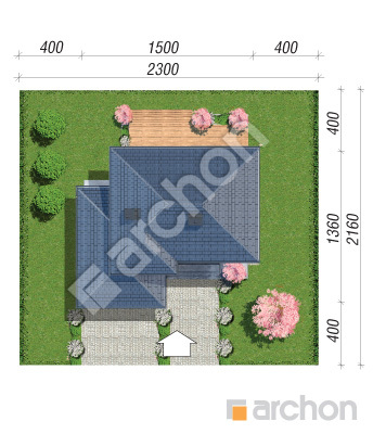 Проект дома ARCHON+ Вилла Констанция (Г2) Ситуація