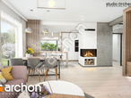 Проект дома ARCHON+ Вилла Констанция (Г2) дневная зона (визуализация 1 вид 2)