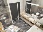 Проект будинку ARCHON+ Будинок у ренклодах 3 візуалізація ванни (візуалізація 3 від 4)