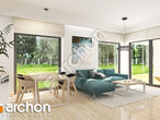 Проект дома ARCHON+ Дом в ренклодах 3 дневная зона (визуализация 1 вид 3)