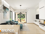 Проект дома ARCHON+ Дом в ренклодах 3 дневная зона (визуализация 1 вид 4)