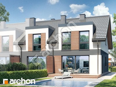 Проект будинку ARCHON+ Будинок в рівіях 17 (ГР2Б) Вид 2