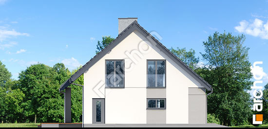 Боковой фасад Дом в яблонках 15 (Г2)