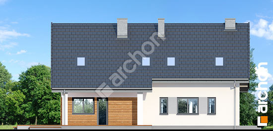 Дворовий фасад Будинок в яблонках 15 (Г2)