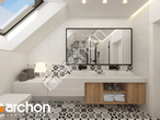 Проект дома ARCHON+ Дом в яблонках 15 (Г2) визуализация ванной (визуализация 3 вид 3)