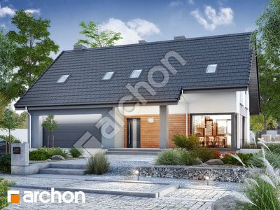 Проєкт будинку ARCHON+ Будинок в яблонках 15 (Г2)