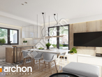 Проект будинку ARCHON+ Будинок в яблонках 15 (Г2) денна зона (візуалізація 1 від 6)