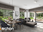 Проект дома ARCHON+ Дом в ренклодах 6 (Г) дневная зона (визуализация 1 вид 3)