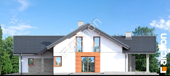 Боковой фасад Дом в первоцветах (Г2)