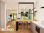 Проект будинку ARCHON+ Будинок в первоцвітах (Г2) візуалізація кухні 2 від 3