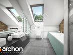 Проект дома ARCHON+ Дом в первоцветах (Г2) визуализация ванной (визуализация 3 вид 1)