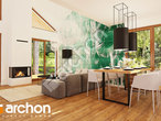 Проект будинку ARCHON+ Будинок в первоцвітах (Г2) денна зона (візуалізація 2 від 4)