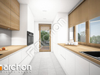 Проект будинку ARCHON+ Будинок в ізопірумі 6 (Г2) візуалізація кухні 1 від 3