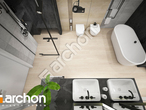 Проект будинку ARCHON+ Будинок в ізопірумі 6 (Г2) візуалізація ванни (візуалізація 3 від 4)