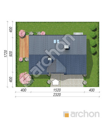 Проєкт будинку ARCHON+ Будинок в ізопірумі 6 (Г2) Ситуація