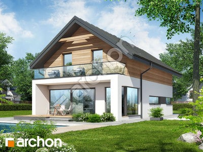 Проект дома ARCHON+ Дом в морингах  вер.2 Вид 2