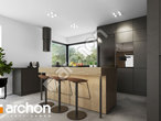 Проект будинку ARCHON+ Будинок в лещиновнику 7 візуалізація кухні 1 від 1