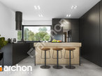 Проект дома ARCHON+ Дом в лещиновнике 7 визуализация кухни 1 вид 2