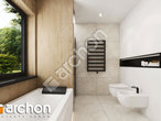 Проект будинку ARCHON+ Будинок в лещиновнику 7 візуалізація ванни (візуалізація 3 від 2)