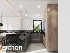 Проект будинку ARCHON+ Будинок у клематисах 24 візуалізація кухні 1 від 2