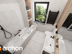 Проект будинку ARCHON+ Будинок у клематисах 24 візуалізація ванни (візуалізація 3 від 4)