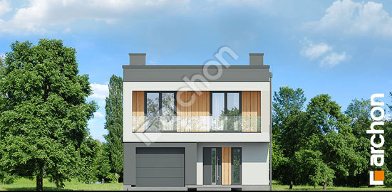 Передній фасад Будинок у клематисах 24