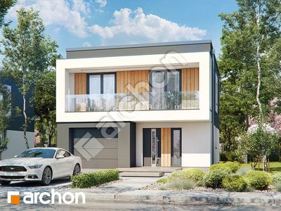 Проєкт будинку ARCHON+ Будинок у клематисах 24