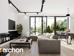 Проект дома ARCHON+ Дом в клематисах 24 дневная зона (визуализация 1 вид 1)