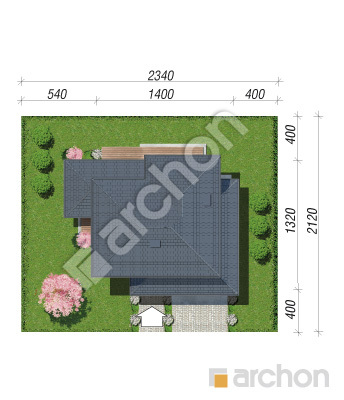 Проект дома ARCHON+ Вилла Миранда (Г2) Ситуація