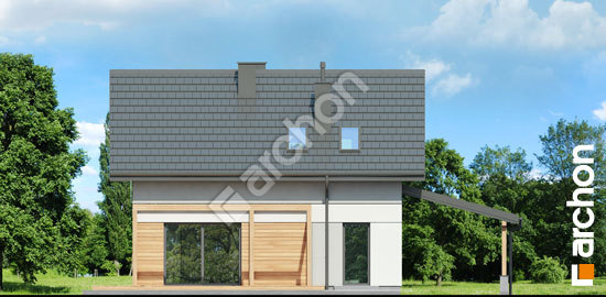 Дворовой фасад Дом в третомах (А)