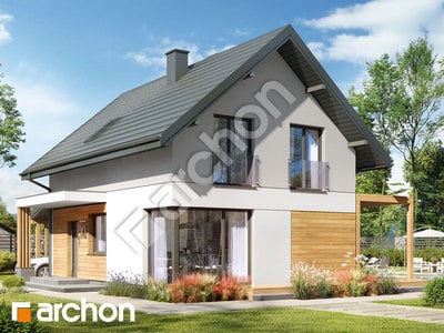 Проект дома ARCHON+ Дом в третомах (А) 