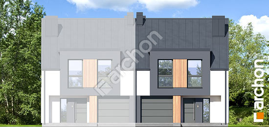 Передній фасад Будинок в клематисах 33 (ГБ)