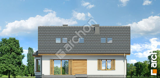 Дворовий фасад Будинок в ожині 2 (ПД) вер. 2