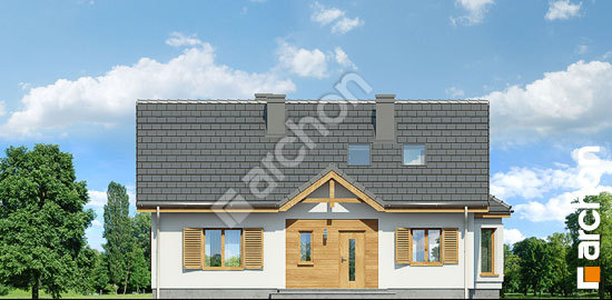 Передний фасад Дом в ежевике 2 (ПД) вер. 2