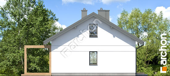 Бочний фасад Будинок у вівсянниці 5 (А)